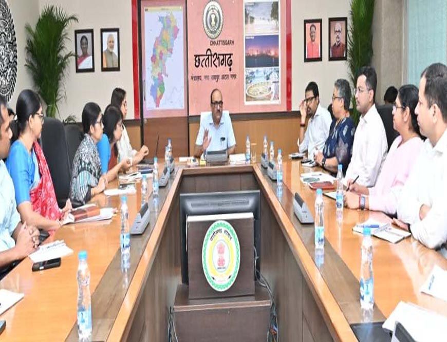 रायपुर : मुख्यमंत्री के निर्देशों पर त्वरित अमल सुनिश्चित करें: मुख्य सचिव  विकास शील