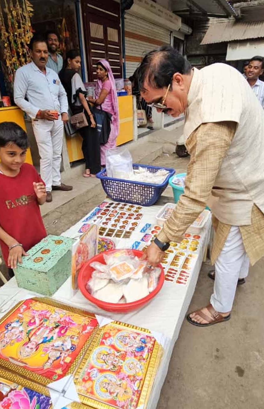 हर घर जले स्वदेशी का दीप : सारंगपुर में राज्य मंत्री गौतम टेटवाल ने दिया वोकल फॉर लोकल का संदेश