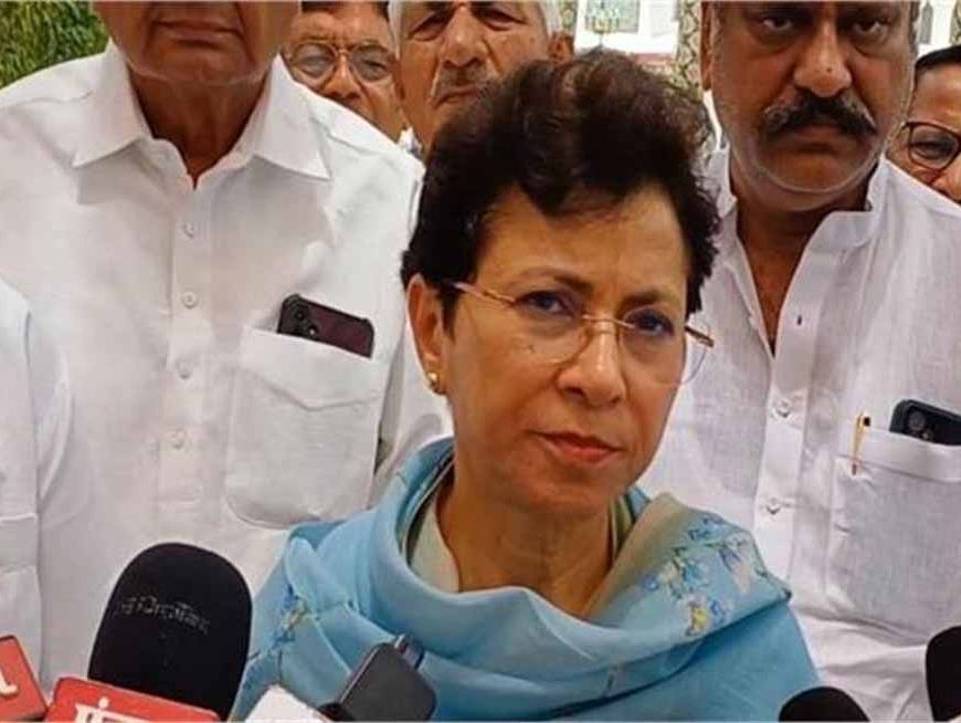 सैलजा का हमला: नायब सरकार का एक साल, वादे अधूरे और जनता निराश