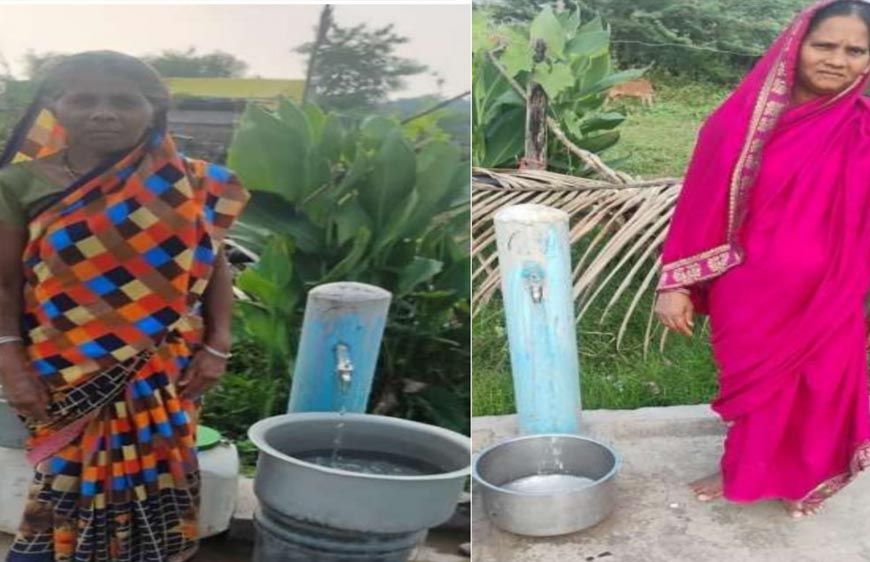 बेमेतरा में घर-घर पहुँच रहा नल से जल, हर घर नल, हर घर जल के सपने को साकार कर दिखाया