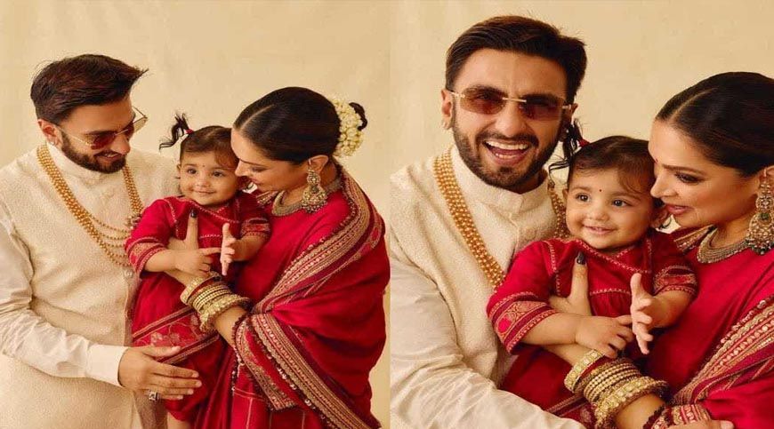 दीपिका-रणवीर ने दिवाली पर शेयर की बेटी दुआ की पहली झलक, मां-बेटी की ट्विनिंग ने जीता दिल