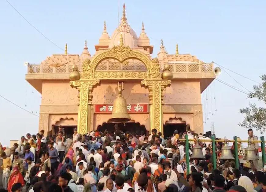 रतनगढ़ माता मंदिर में लक्खी मेले का आगाज़: 25 लाख श्रद्धालुओं की उम्मीद, सुरक्षा के पुख्ता इंतज़ाम