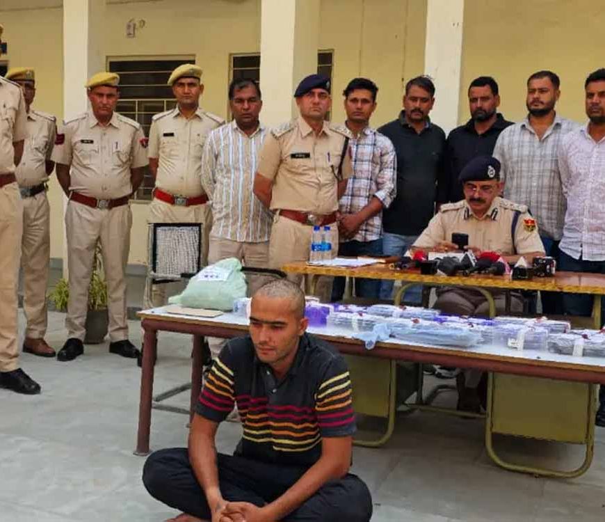 राजस्थान पुलिस की बड़ी कामयाबी: 25 हजार का इनामी लॉरेंस का गुर्गा दबोचा, 12 हथियार भी बरामद