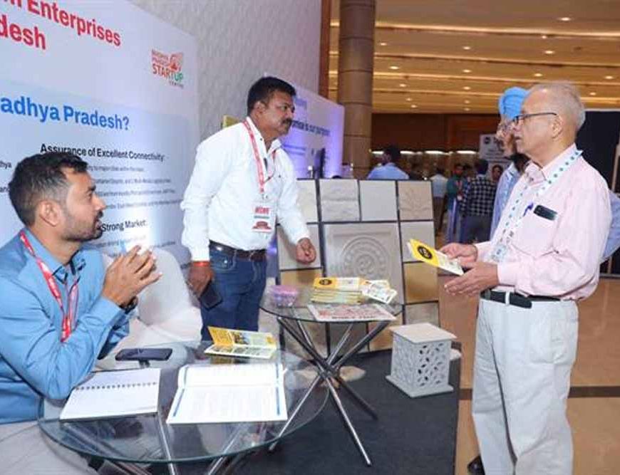एमएसएमई फॉर भारत सम्मेलन: मध्यप्रदेश का एमएसएमई पंडाल बना सभी के आकर्षण का केन्द्र