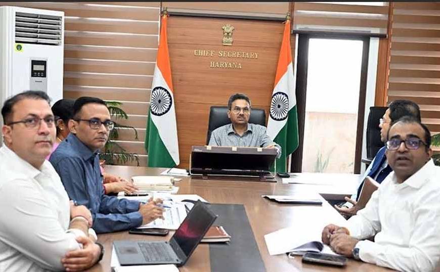 हरियाणा बनेगा इलेक्ट्रॉनिक्स मैन्युफैक्चरिंग हब, मुख्य सचिव ने E-CMS इंसेंटिव प्लान की समीक्षा की