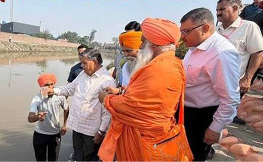 राज्यपाल गुलाब चंद कटारिया ने बुड्ढा नाला का दौरा कर सफाई अभियान की ली समीक्षा