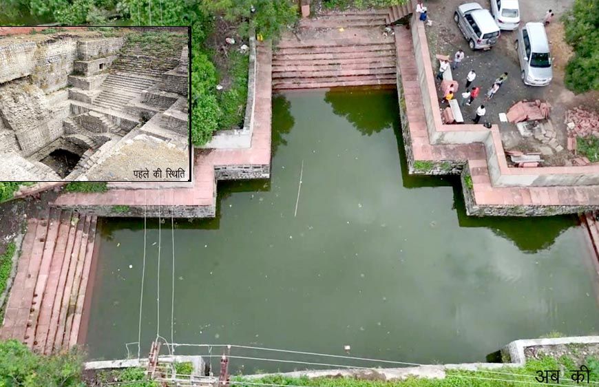 देपालपुर की ऐतिहासिक सूरजकु़ंड बावड़ी का हुआ जोर्णोद्धार