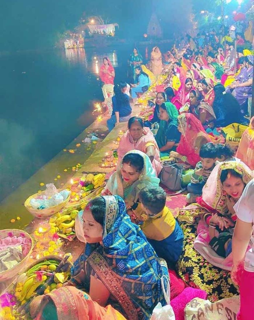 रायपुर का अमातालाब जहां छठ महापर्व की होती है भव्य पूजा