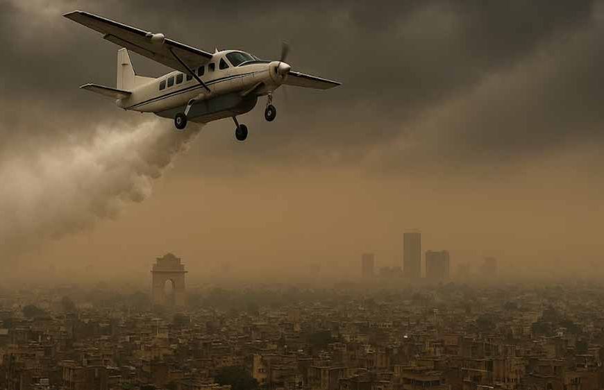 क्लाउड सीडिंग निकली धोखा? चार घंटे बाद भी नहीं बरसी दिल्ली में बारिश, AAP बोली– बस दिखावा था!