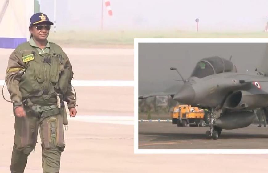 राष्ट्रपति द्रौपदी मुर्मू ने राफेल में भरी उड़ान, अंबाला एयरफोर्स स्टेशन पर गार्ड ऑफ ऑनर