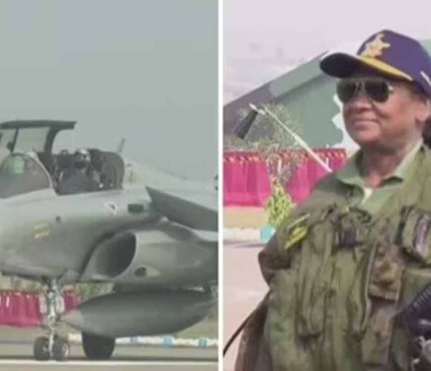 राष्ट्रपति द्रौपदी मुर्मू ने राफेल में भरी उड़ान, ‘ऑपरेशन सिंदूर’ बेस से उड़ान भरते ही गूंजा एयरफोर्स स्टेशन