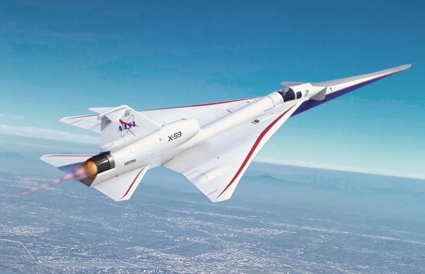 NASA का X-59 जेट पहली उड़ान में बना सबसे शांत सुपरसोनिक विमान