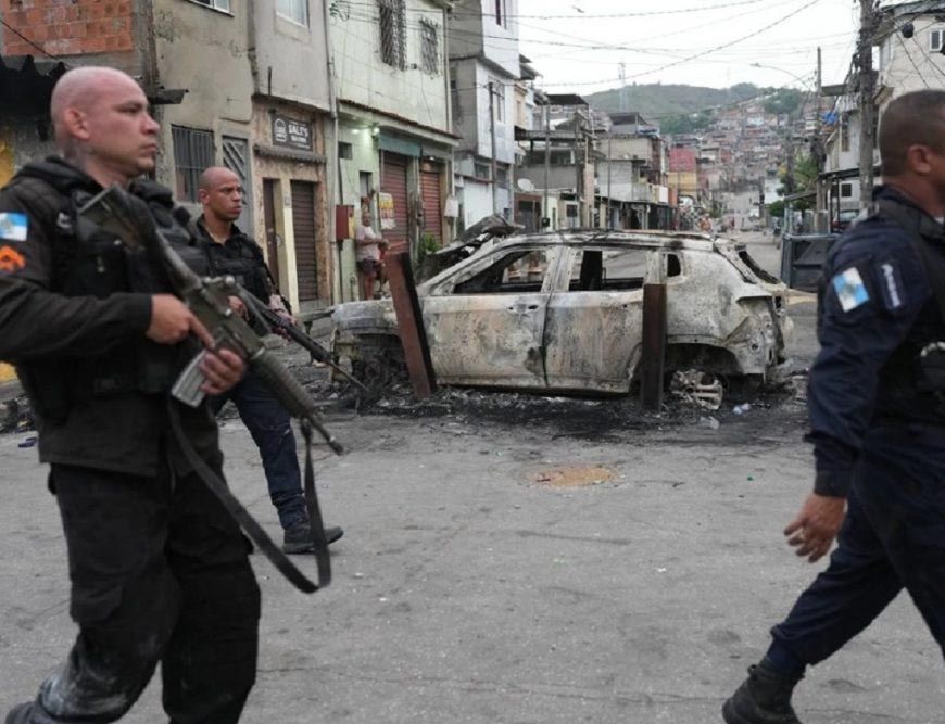 ब्राजील में नशे की तस्करी पर कार्रवाई, 119 से ज्यादा मौतों के बाद जनता में आक्रोश