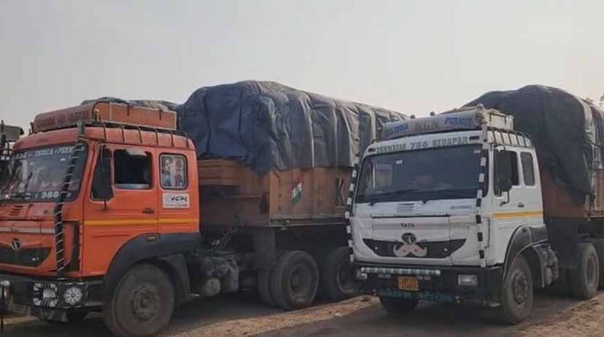 हरियाणा बॉर्डर पर धान से लदे वाहनों की कतार, यूपी-बिहार से हो रही बड़े पैमाने पर एंट्री