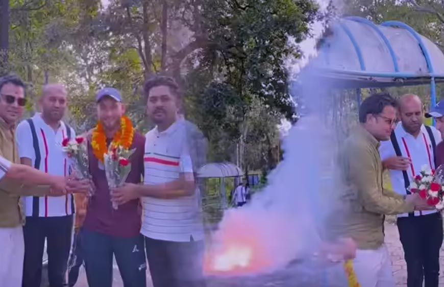 पहलगाम हमले में बीजेपी कार्यकर्ता की जान बचाने वाले नजाकत अहमद शाह का छत्तीसगढ़ में भव्य स्वागत