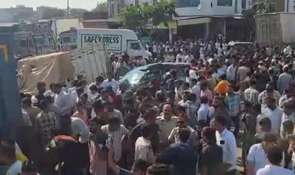 जयपुर हादसा: तेज रफ्तार डंपर ने बाइक और लोगों को रौंदा, 19 मौतें