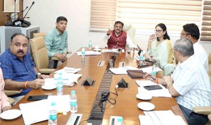उप मुख्यमंत्री  शुक्ल ने पीएम-अभीम एवं 15वें वित्त आयोग अंतर्गत कार्यों की प्रगति की समीक्षा की