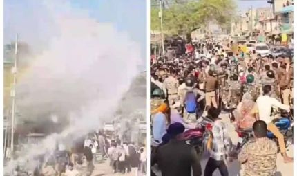 धीरेंद्र शास्त्री विवाद: पुतला दहन पर भड़की हिंसा, भीम आर्मी-हिंदू संगठनों में टकराव, 3 घायल
