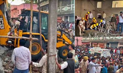 जयपुर में बड़ा हादसा: निर्माणाधीन मकान का बेसमेंट धंसा, एक की मौत, कई दबे