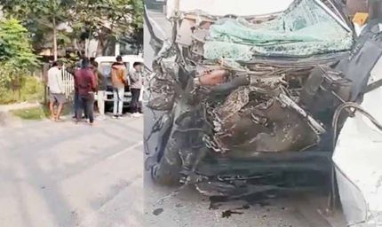 कोहरे ने छीनी एक और जान: NH-80 पर XUV और पिकअप की भिड़ंत, दो गंभीर