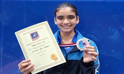 आराध्या पोरवाल ने जीती जूनियर नेशनल स्क्वैश चैंपियनशिप-2025