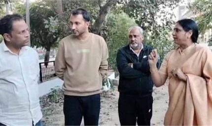 यमुनानगर में मेयर सुमन का पार्क निरीक्षण, खामियां मिलीं तो एजेंसी सुपरवाइज़र को लगाई फटकार