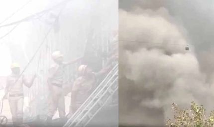 इजरा स्ट्रीट में भीषण आग: कई दुकानें और मकान जलकर खाक, 25 दमकल गाड़ियां तैनात