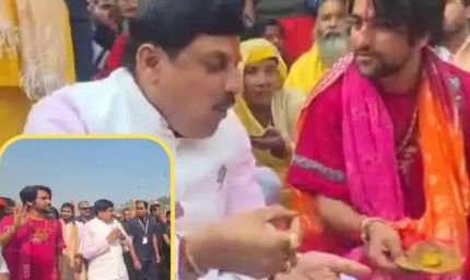 हाईवे पर साथ दिखे CM मोहन यादव और धीरेंद्र शास्त्री, जमीन पर बैठकर किया भोजन