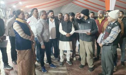 राष्ट्रपति द्रौपदी मुर्मु का प्रस्तावित अम्बिकापुर दौरा की तैयारियों का आदिम जाति विकास मंत्री रामविचार नेताम ने कार्यक्रम स्थल का किया निरीक्षण