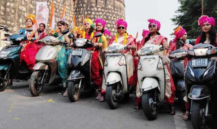 झांसी में 600 महिलाओं ने रानी लक्ष्मीबाई के रूप में बाइक रैली निकाली, वीरांगना रैली ने जीता दिल