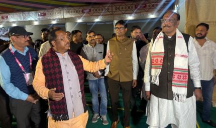 रायपुर : केन्द्रीय राज्यमंत्री  दुर्गा दास उइके ने जनजातीय गौरव दिवस कार्यक्रम की तैयारियों का लिया जायजा