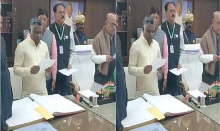 घाटशिला के नवनिर्वाचित विधायक सोमेश सोरेन ने ली शपथ, पिता रामदास सोरेन के बेटे ने कही खास बात