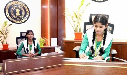 15 मिनट की कलेक्टर बनी दीक्षा: पॉलिथीन मुक्त जिले सहित दिए तीन अहम निर्देश