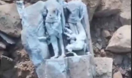 सागर में मस्जिद की खुदाई से निकली भगवान राम की मूर्ति, क्षेत्र में तनाव बढ़ा
