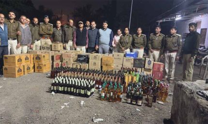 भोपाल आबकारी विभाग द्वारा लगातार की जा रही कार्यवाही