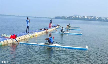 8वीं इंटर स्टेट चैलेंजर्स एवं 45वीं जूनियर नेशनल रोइंग चैंपियनशिप भोपाल में