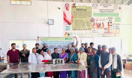 एनआईएफटीईएम ने दिया मोटे अनाज से बेकरी उत्पाद निर्माण का जशपुर में प्रशिक्षण