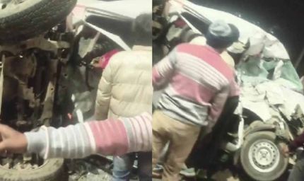 थार ने श्रद्धालुओं को रौंदा, डिवाइडर तोड़ने से दो की मौत, 8 घायल