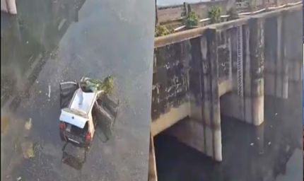 लखीमपुर हादसा: नहर में गिरी कार, गेट लॉक होने से 5 लोगों की दर्दनाक मौत