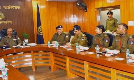 पुलिस महानिदेशक  कैलाश मकवाणा से मध्यप्रदेश कैडर के प्रशिक्षु आईपीएस अधिकारियों ने की सौजन्य भेंट