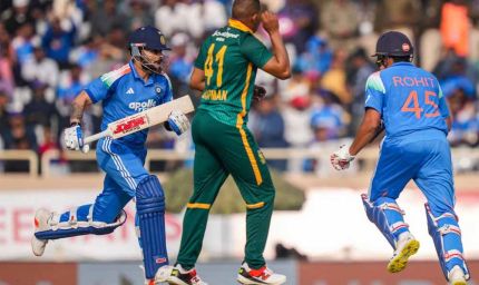 ब्रेविस ने लपका ऋतुराज गायकवाड़ का शानदार कैच, भारत का तीसरा विकेट गिरा