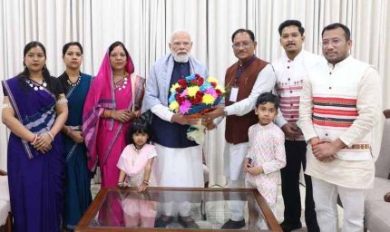 प्रधानमंत्री मोदी से आत्मीय मुलाकात: हमारे परिवार के लिए जीवनभर याद रहने वाला क्षण