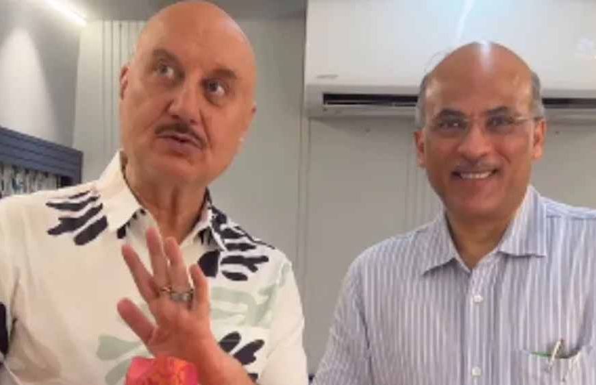 अनुपम खेर ने अपनी 549वीं फिल्म की शूटिंग शुरू की