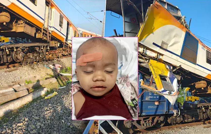 बिलासपुर रेल हादसा: मलबे से बचा मासूम, माता-पिता का अब तक नहीं मिला पता