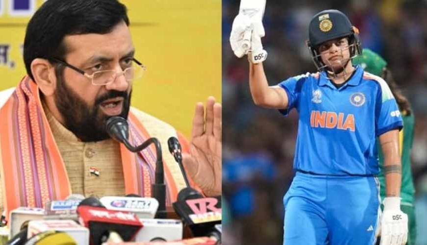 खिताब के बाद सम्मान: CM नायब सिंह सैनी ने शेफाली वर्मा को दिया चंडीगढ़ आने का निमंत्रण