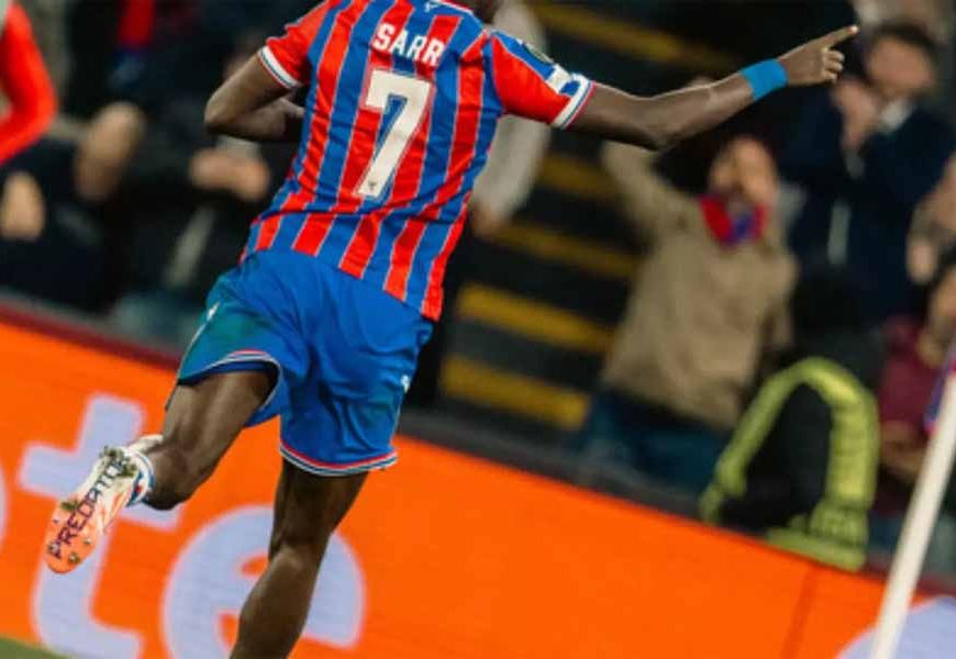 यूईएफए कॉन्फ्रेंस लीग में क्रिस्टल की धमाकेदार जीत, इस्माइला सार चमके हीरो बनकर