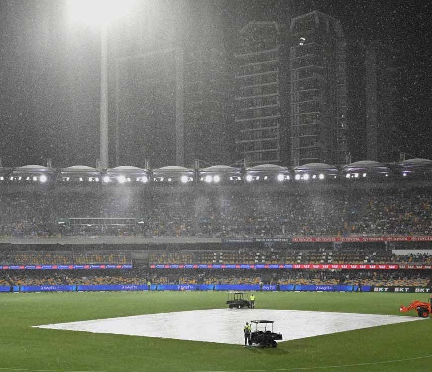 बारिश ने रोका खेल, लेकिन सीरीज भारत के नाम! गाबा T20 रद्द