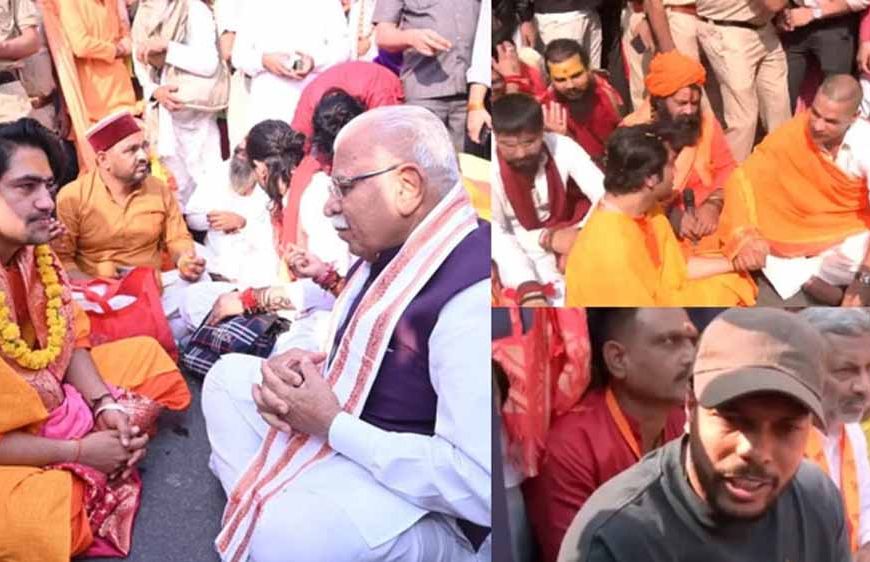 फरीदाबाद में पहुंची बाबा बागेश्वर की पदयात्रा, मुख्यमंत्री मनोहर लाल समेत कई गणमान्य हुए शामिल