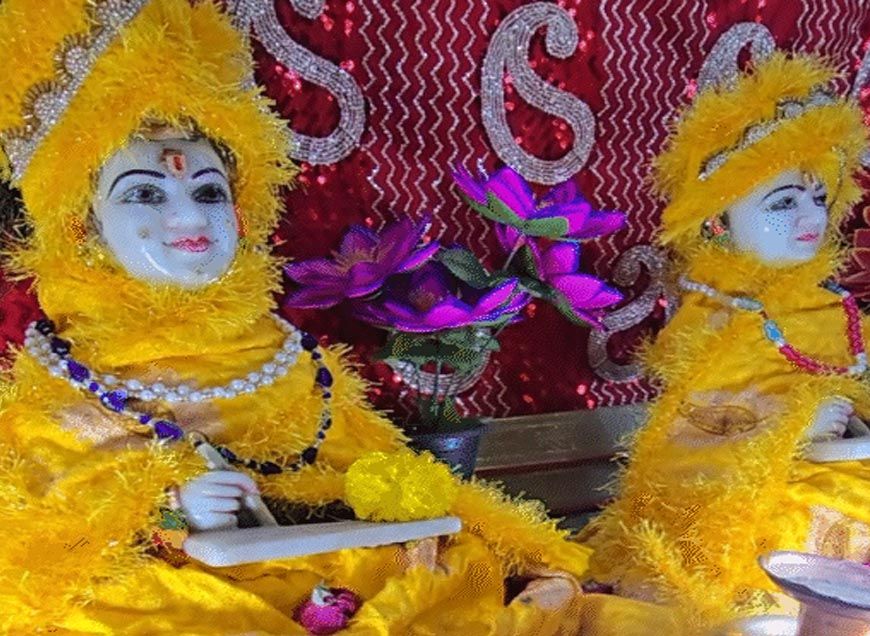 सांदीपनि आश्रम में भगवान कृष्ण के लिए ठंड से बचाव का इंतज़ाम, रखी गई अंगीठी और गर्म वस्त्र