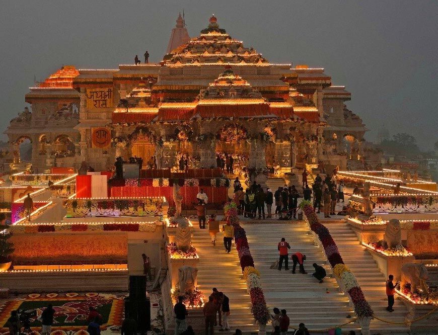 अयोध्या में ध्वजारोहण समारोह की तैयारियाँ तेज, पीएम मोदी होंगे साक्षी, 5000 कमरों और टेंट सिटी का इंतजाम